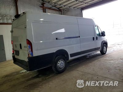 Trzecie zdjęcie samochodu z tyłu: 2023 RAM PROMASTER 3500 DELIVERY VAN VIN:3C6MRVJG0PE593254 - miniatura