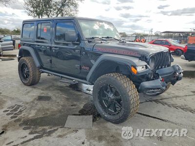 Czwarte zdjęcie samochodu z boku: 2018 JEEP WRANGLER UNLIMITED RUBICON VIN:1C4HJXFN4JW204245 - miniatura