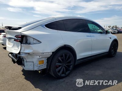 Trzecie zdjęcie samochodu z tyłu: 2019 TESLA MODEL X VIN:5YJXCBE47KF183141 - miniatura