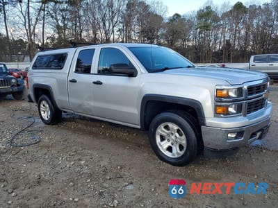 Czwarte zdjęcie samochodu z boku: 2014 CHEVROLET SILVERADO K1500 LT VIN:1GCVKREC2EZ406145 - miniatura