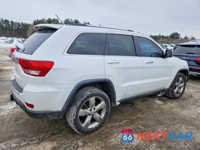 Trzecie zdjęcie samochodu z tyłu: 2013 JEEP GRAND CHEROKEE OVERLAND VIN:1C4RJFCT7DC615534 - miniatura