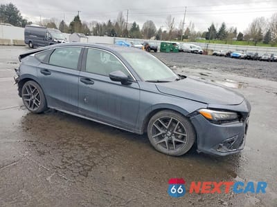 Czwarte zdjęcie samochodu z boku: 2022 HONDA CIVIC SPORT TOURING VIN:19XFL1H85NE022219 - miniatura