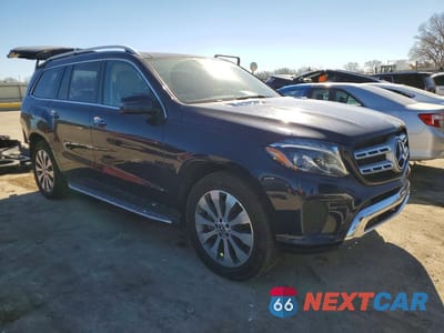 Czwarte zdjęcie samochodu z boku: 2019 MERCEDES-BENZ GLS 450 4MATIC VIN:4JGDF6EE2KB188885 - miniatura