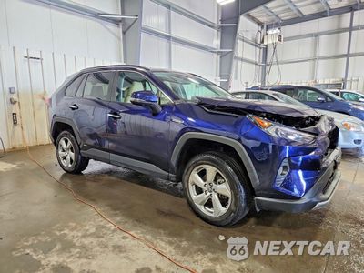 Czwarte zdjęcie samochodu z boku: 2021 TOYOTA RAV4 HYBRID LIMITED VIN:2T3D6RFV7MW009299 - miniatura