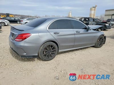 Trzecie zdjęcie samochodu z tyłu: 2015 MERCEDES-BENZ C 400 4MATIC VIN:55SWF6GB5FU027318 - miniatura