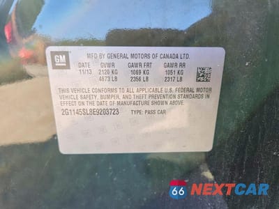 Zdjęcie 12 z 12 samochodu: 2014 CHEVROLET IMPALA LTZ VIN:2G1145SL8E9203723 - miniatura