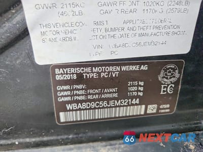 Zdjęcie 12 z 12 samochodu: 2018 BMW 330 XI VIN:WBA8D9C56JEM32144 - miniatura