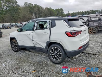 Drugie zdjęcie samochodu z przodu: 2022 JEEP COMPASS LIMITED VIN:3C4NJDCB9NT160444 - miniatura
