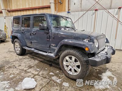 Czwarte zdjęcie samochodu z boku: 2017 JEEP WRANGLER UNLIMITED SAHARA VIN:1C4BJWEG4HL681644 - miniatura