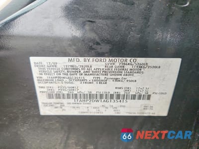 Zdjęcie 13 z 14 samochodu: 2010 FORD TAURUS SE VIN:1FAHP2DW1AG135415 - miniatura
