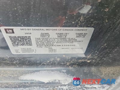 Zdjęcie 13 z 13 samochodu: 2019 CHEVROLET SILVERADO LD K1500 LT VIN:2GCVKPEC5K1229325 - miniatura