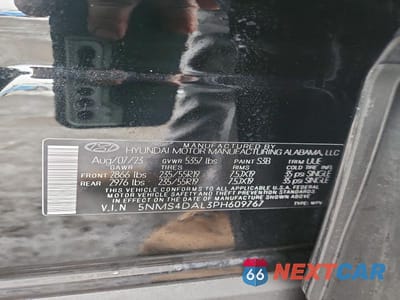 Zdjęcie 13 z 13 samochodu: 2023 HYUNDAI SANTA FE LIMITED VIN:5NMS4DAL3PH609767 - miniatura