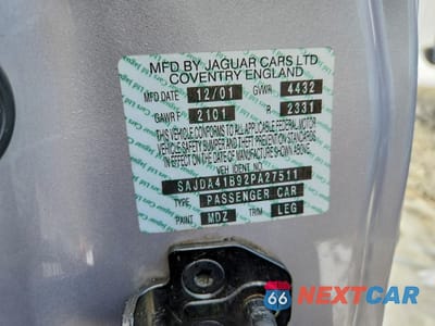 Zdjęcie 12 z 12 samochodu: 2002 JAGUAR XKR VIN:SAJDA41B92PA27511 - miniatura