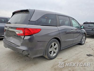 Trzecie zdjęcie samochodu z tyłu: 2019 HONDA ODYSSEY EXL VIN:5FNRL6H75KB013348 - miniatura