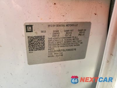 Zdjęcie 12 z 12 samochodu: 2020 CHEVROLET MALIBU LT VIN:1G1ZD5ST0LF003376 - miniatura