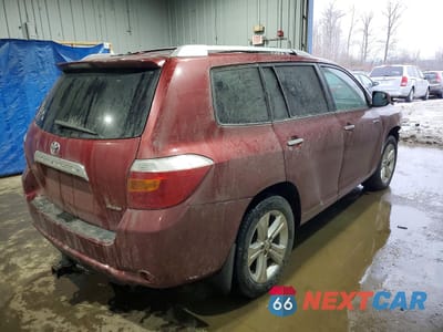 Trzecie zdjęcie samochodu z tyłu: 2010 TOYOTA HIGHLANDER LIMITED VIN:5TDDK3EH2AS023810 - miniatura