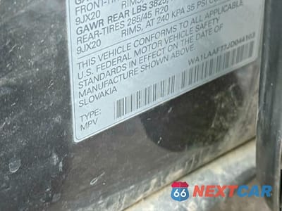 Zdjęcie 11 z 11 samochodu: 2018 AUDI Q7 PREMIUM PLUS VIN:WA1LAAF77JD044103 - miniatura