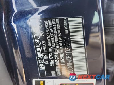 Zdjęcie 12 z 12 samochodu: 2018 MERCEDES-BENZ C 300 4MATIC VIN:WDDWF4KB1JR330117 - miniatura