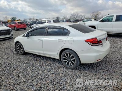 Drugie zdjęcie samochodu z przodu: 2015 HONDA CIVIC EXL VIN:19XFB2F99FE094370 - miniatura