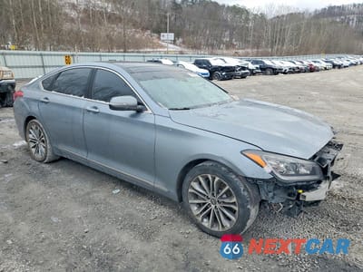 Czwarte zdjęcie samochodu z boku: 2017 GENESIS G80 BASE VIN:KMHGN4JE6HU180490 - miniatura