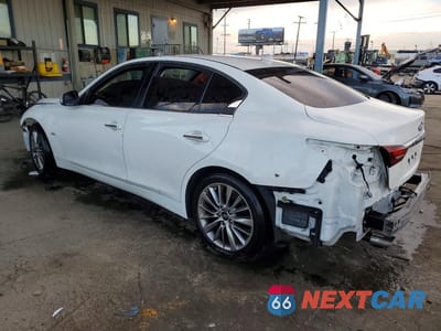 Drugie zdjęcie samochodu z przodu: 2019 INFINITI Q50 LUXE VIN:JN1EV7AP0KM540085 - miniatura