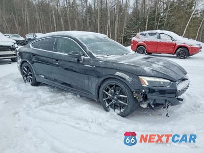 Czwarte zdjęcie samochodu z boku: 2020 AUDI A5 PREMIUM VIN:WAUANCF54LA015204 - miniatura