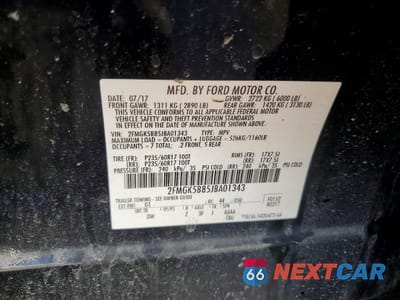 Zdjęcie 13 z 14 samochodu: 2018 FORD FLEX SE VIN:2FMGK5B85JBA01343 - miniatura