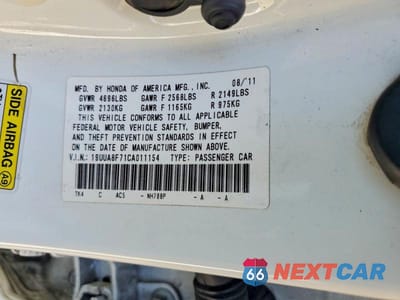 Zdjęcie 12 z 12 samochodu: 2012 ACURA TL VIN:19UUA8F71CA011154 - miniatura