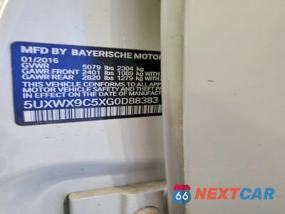 Zdjęcie 13 z 13 samochodu: 2016 BMW X3 XDRIVE28I VIN:5UXWX9C5XG0D88383 - miniatura