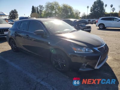 Czwarte zdjęcie samochodu z boku: 2014 LEXUS CT 200 VIN:JTHKD5BH2E2178791 - miniatura