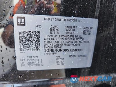 Zdjęcie 14 z 14 samochodu: 2025 CHEVROLET TRAVERSE LT VIN:1GNERGRS9SJ258398 - miniatura