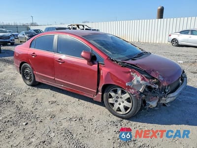 Czwarte zdjęcie samochodu z boku: 2010 HONDA CIVIC LX VIN:2HGFA1F57AH574500 - miniatura