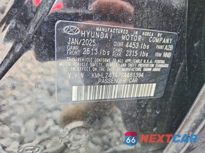 Zdjęcie 13 z 13 samochodu: 2025 HYUNDAI SONATA SE VIN:KMHL24JA7SA481394 - miniatura