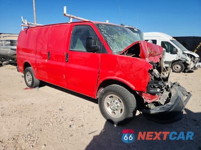 Czwarte zdjęcie samochodu z boku: 2021 CHEVROLET EXPRESS G2500 UTILITY / SERVICE VAN VIN:1GCWGAFP5M1214675 - miniatura