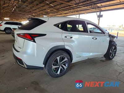 Trzecie zdjęcie samochodu z tyłu: 2020 LEXUS NX 300H BASE VIN:JTJGJRDZ8L5002382 - miniatura