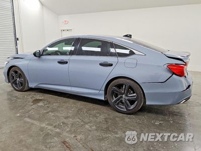Drugie zdjęcie samochodu z przodu: 2021 HONDA ACCORD SPORT VIN:1HGCV1F30MA058679 - miniatura