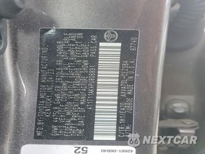 Zdjęcie 12 z 12 samochodu: 2023 TOYOTA CAMRY SE NIGHT SHADE VIN:4T1T11AK4PU806891 - miniatura