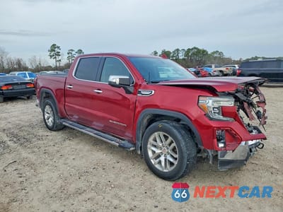 Czwarte zdjęcie samochodu z boku: 2021 GMC SIERRA C1500 SLT VIN:3GTP8DED7MG214639 - miniatura