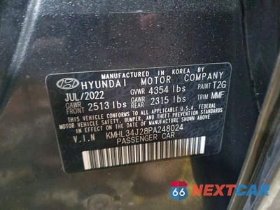 Zdjęcie 12 z 12 samochodu: 2023 HYUNDAI SONATA LIMITED VIN:KMHL34J28PA248024 - miniatura