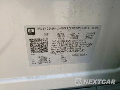 Zdjęcie 13 z 14 samochodu: 2021 CHEVROLET EQUINOX PREMIER VIN:3GNAXNEV9MS164080 - miniatura