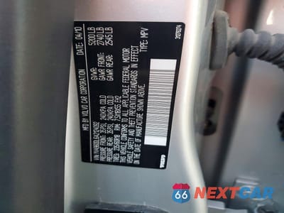 Zdjęcie 12 z 12 samochodu: 2010 VOLVO XC60 3.2 VIN:YV4960DL6A2124092 - miniatura