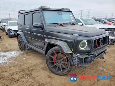 Czwarte zdjęcie samochodu z boku: 2019 MERCEDES-BENZ G 63 AMG VIN:WDCYC7HJ9KX315447 - miniatura