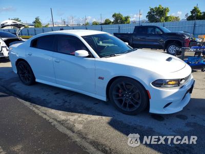 Czwarte zdjęcie samochodu z boku: 2020 DODGE CHARGER SCAT PACK VIN:2C3CDXGJ4LH162274 - miniatura