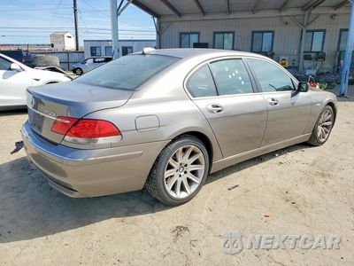 Trzecie zdjęcie samochodu z tyłu: 2008 BMW 750 I VIN:WBAHL83518DT11647 - miniatura