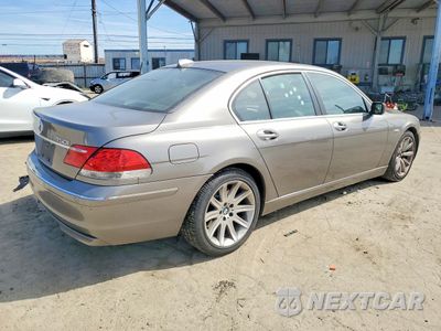 Trzecie zdjęcie samochodu z tyłu: 2008 BMW 750 I VIN:WBAHL83518DT11647 - miniatura
