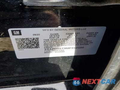 Zdjęcie 12 z 12 samochodu: 2021 CHEVROLET MALIBU LT VIN:1G1ZD5ST9MF012160 - miniatura