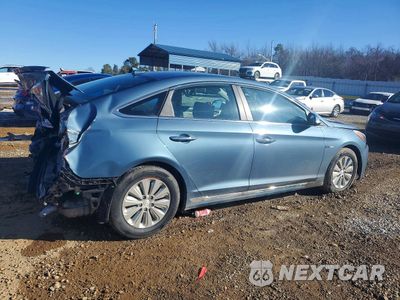 Trzecie zdjęcie samochodu z tyłu: 2016 HYUNDAI SONATA HYBRID VIN:KMHE24L16GA025271 - miniatura