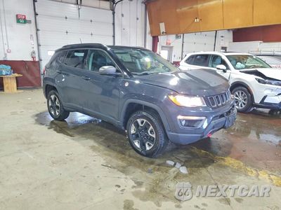 Czwarte zdjęcie samochodu z boku: 2018 JEEP COMPASS TRAILHAWK VIN:3C4NJDDBXJT281119 - miniatura