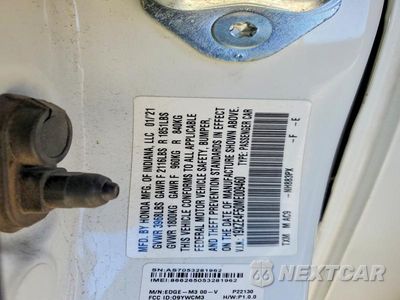 Zdjęcie 13 z 13 samochodu: 2021 HONDA INSIGHT EX VIN:19XZE4F50ME009460 - miniatura