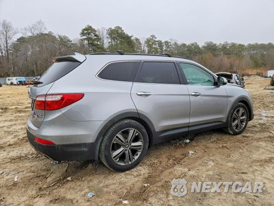 Trzecie zdjęcie samochodu z tyłu: 2016 HYUNDAI SANTA FE SE ULTIMATE VIN:KM8SRDHF6GU162843 - miniatura